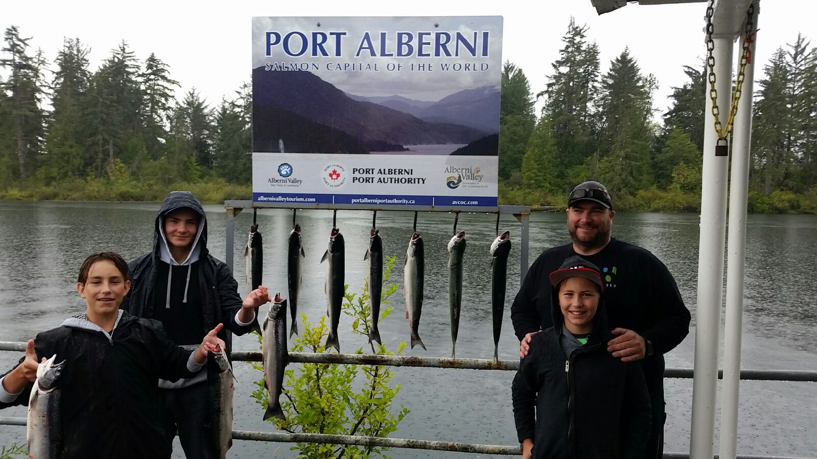 Sockeye Salmon fishing continued strong into August in the Alberni Inlet. Family from Kelowna fished with Slivers Charters and did extremely well on Sockeye Salmon